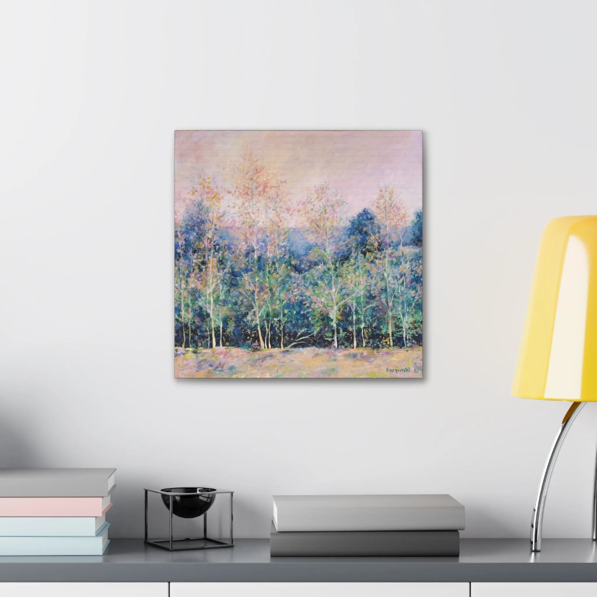 Nature Tree Landscape Canvas Art -  Symphony of Trees by Leslie Karpinski