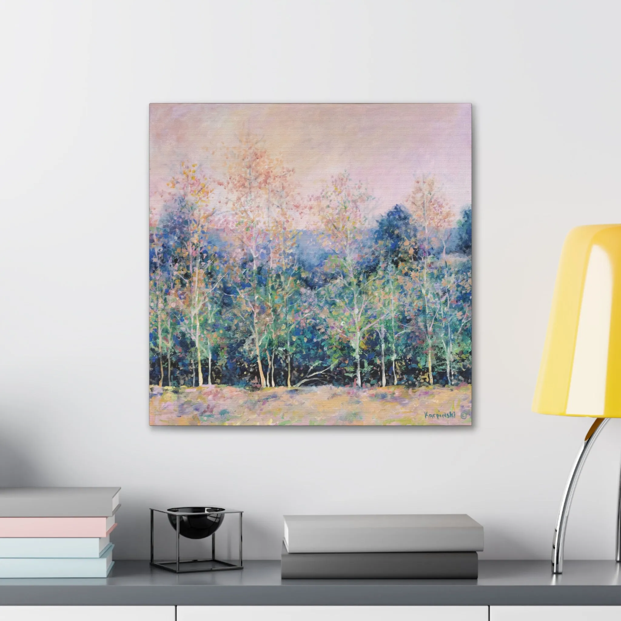 Nature Tree Landscape Canvas Art -  Symphony of Trees by Leslie Karpinski