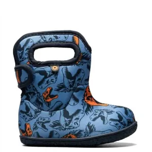 NEW BOGS kids baby bogs dino boots in blue multi