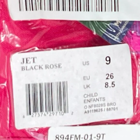NEW Girl's Kamik Snow Boots, Rose/Black, Girls 9