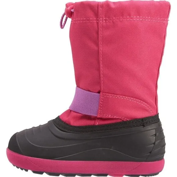 NEW Girl's Kamik Snow Boots, Rose/Black, Girls 9