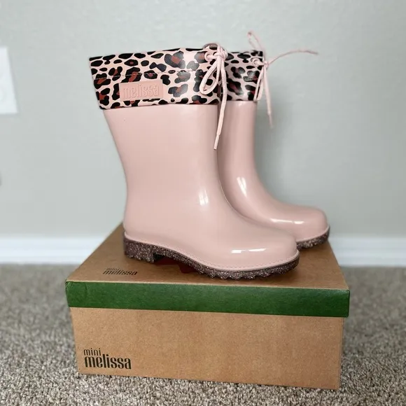 NEW mini Melissa girls rain boots