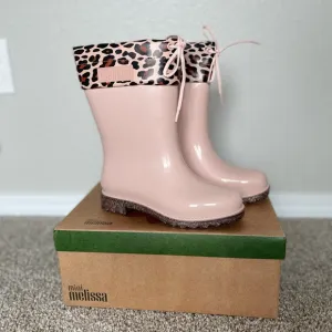 NEW mini Melissa girls rain boots