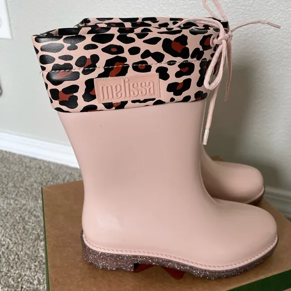 NEW mini Melissa girls rain boots