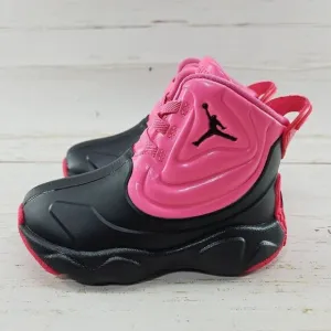 Nike Air‎ Jordan Drip 23 Pink Black Toddler Girls 7C Rain Boots CT5799-600