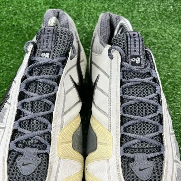 Nike Air Zoom Fencing Shoes Men's 10 White Flint Grey Fencer Sneakers 321088-002