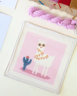 No Drama Llama - Needlepoint Kit for Kids