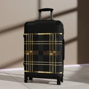 Noir & Gold Glam Suitcase