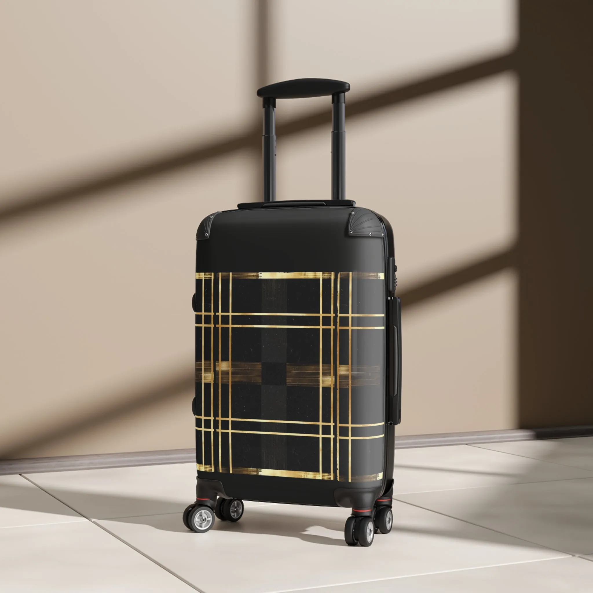 Noir & Gold Glam Suitcase