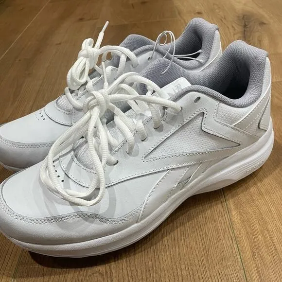 NWOT Reebok Walk Ultra 7 DMX Max Women's White Shoes- 9.5