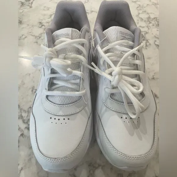 NWOT Reebok Walk Ultra 7 DMX Max Women's White Shoes- 9.5