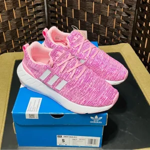 NWT Kids' Adidas Sneakers US 5 Big Kid / True Pink / White (#A8)