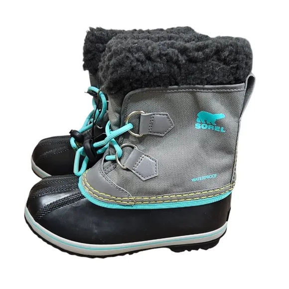NWT Sorel Children's Yoot Pac Nylon Waterproof Boot Size 13