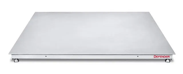Ohaus i-DF2500C1R Defender 3000 Washdown Floor Scale Platform, 2500 lb, 3' x 3', NTEP