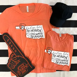 OK STATE 2024: Never Been....Stillwater, Oklahoma (BELLA CANVAS VNECK)