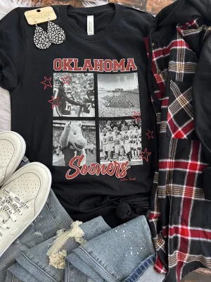 Oklahoma Sooners BW Tee