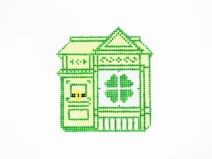 Painted Lady - St. Patrick's Day