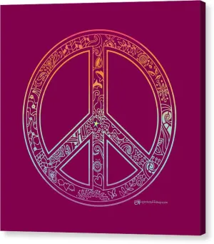 Peace Sign - Canvas Print