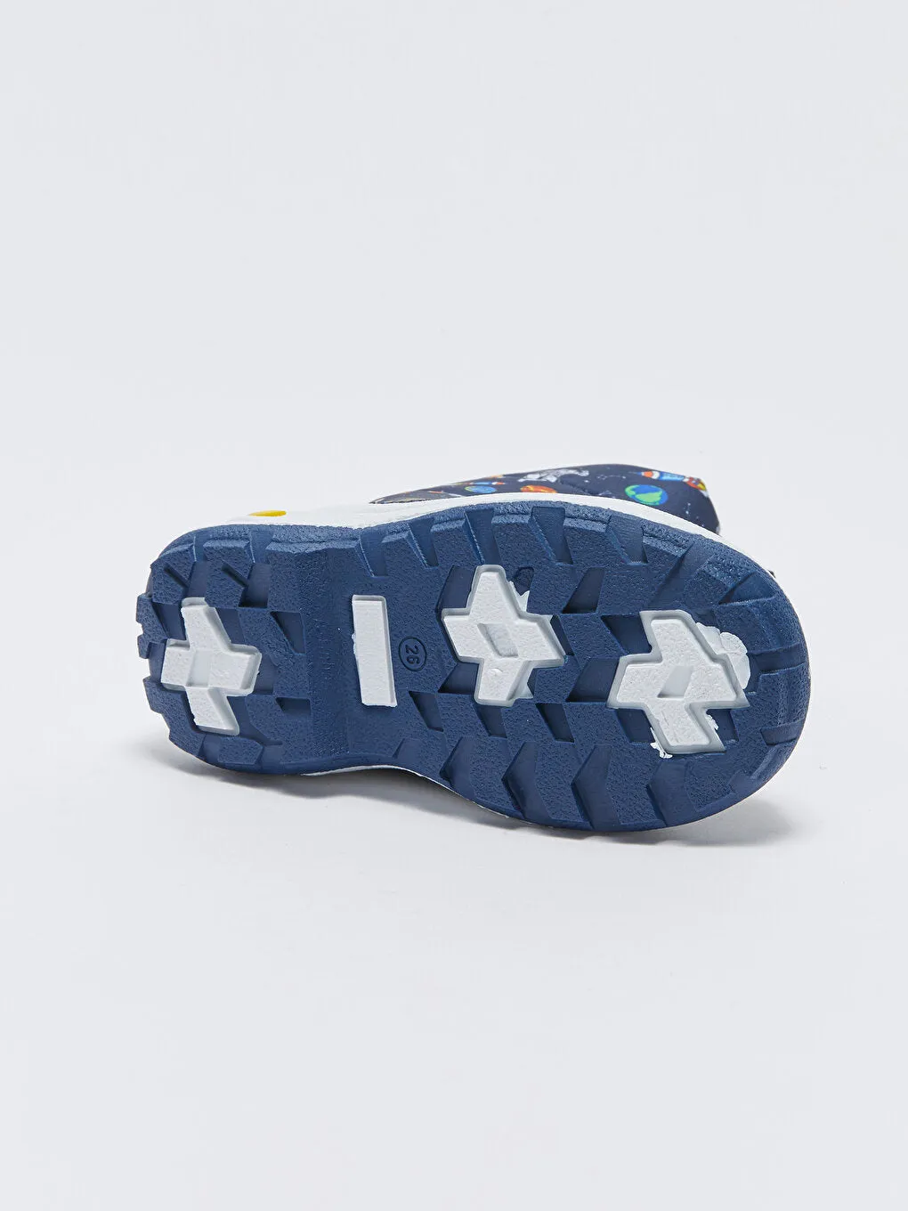 Printed Zippered Boy's Snow Boots