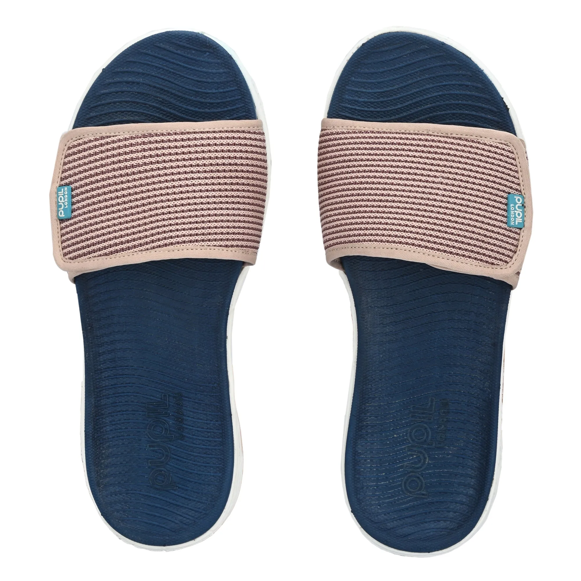 Pupil London Women's KENT-105, Flip-Flop, Pink And Blue