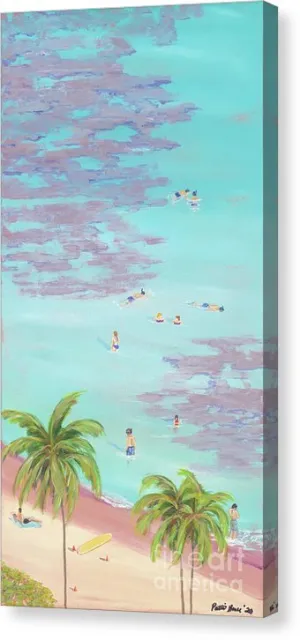 "Hanauma Bay - Slice of Paradise" - Canvas Print