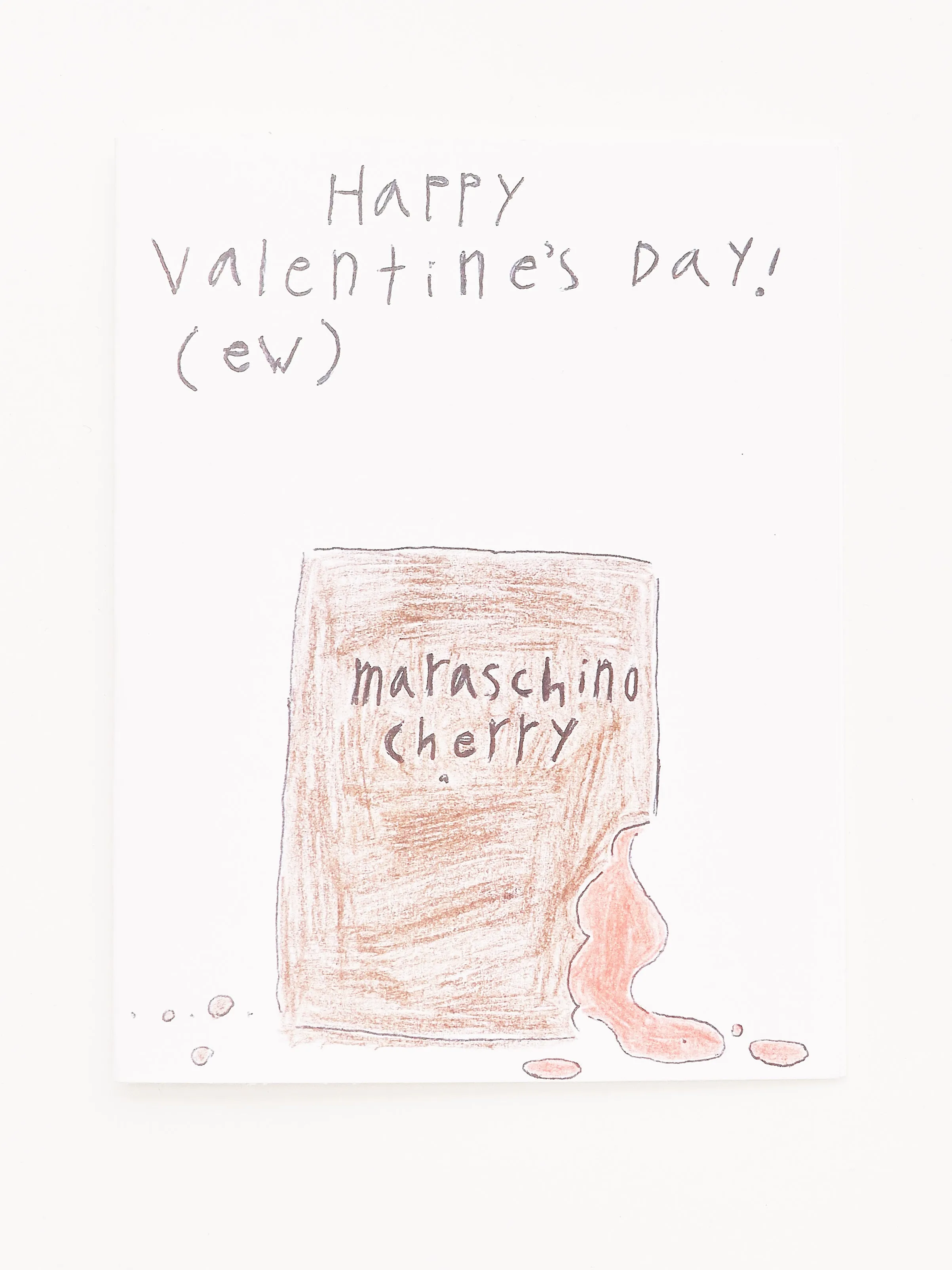 "Maraschino Cherry" Valentine's Day Card