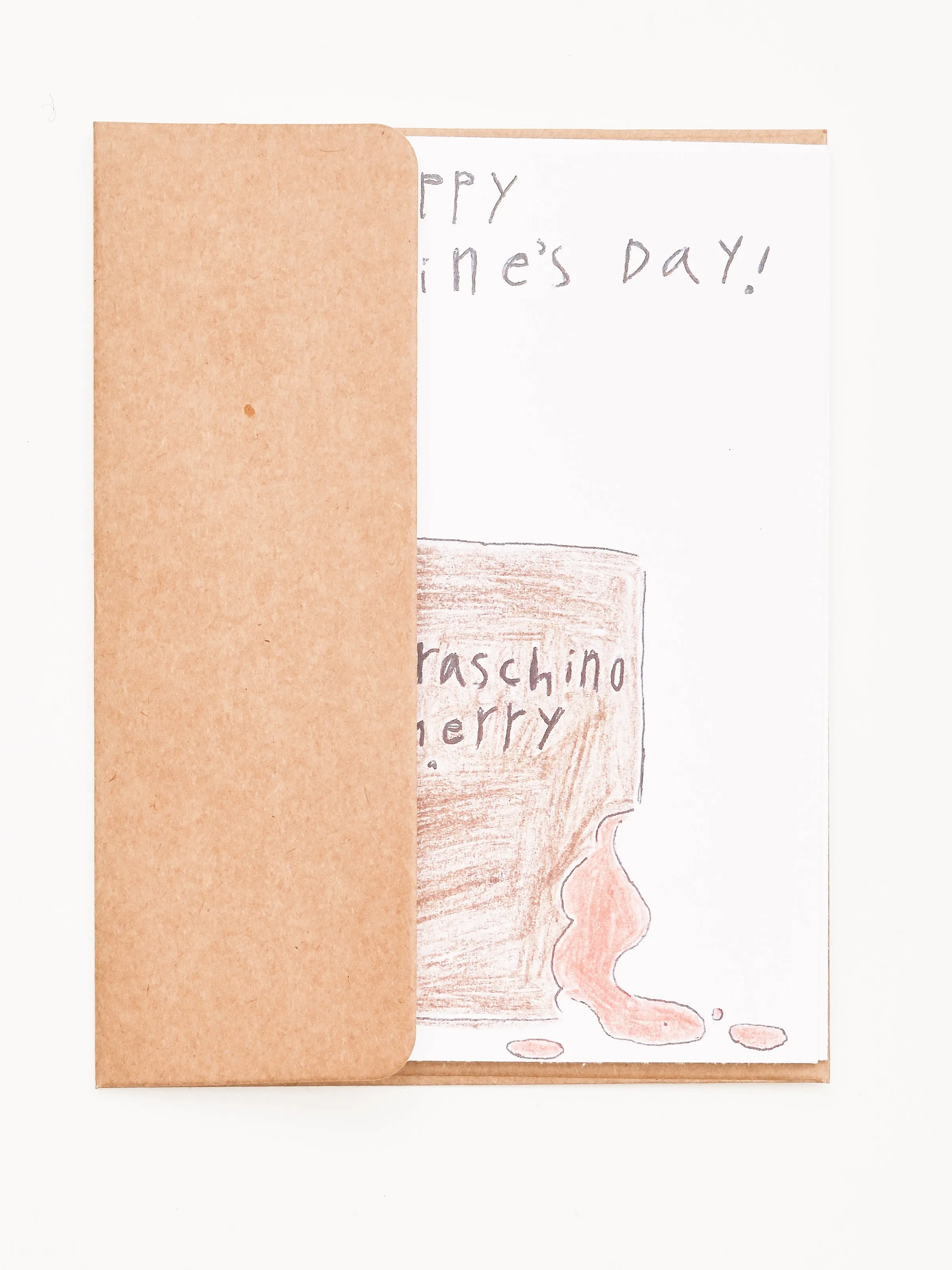 "Maraschino Cherry" Valentine's Day Card