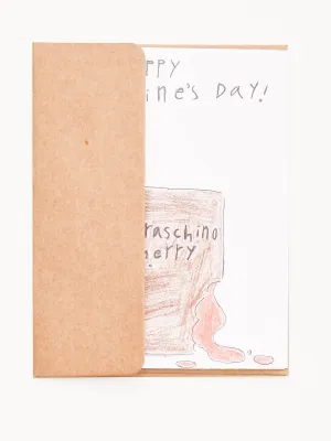 "Maraschino Cherry" Valentine's Day Card