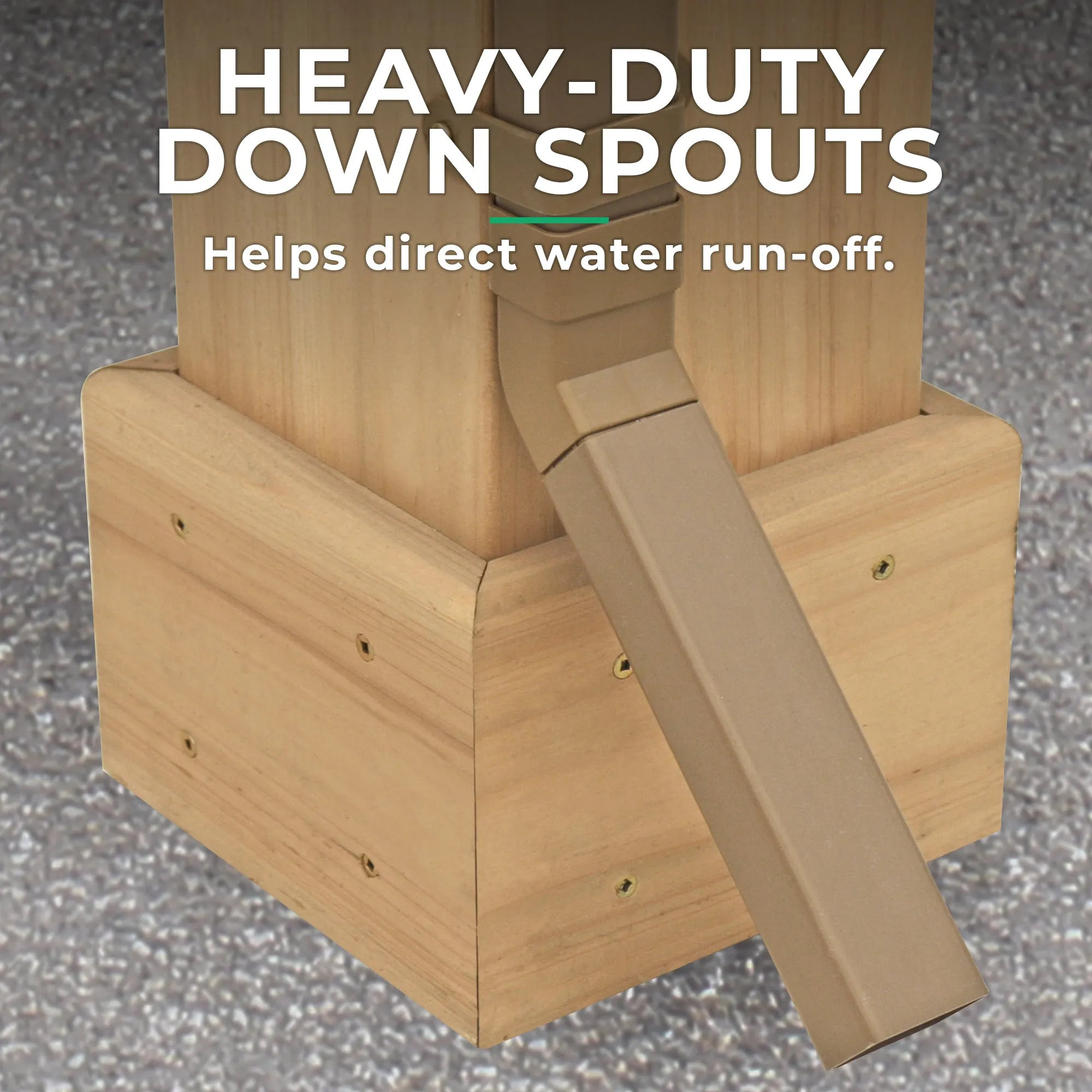 Rain Gutter Kit For The 12 x 24 Meridian Gazebo