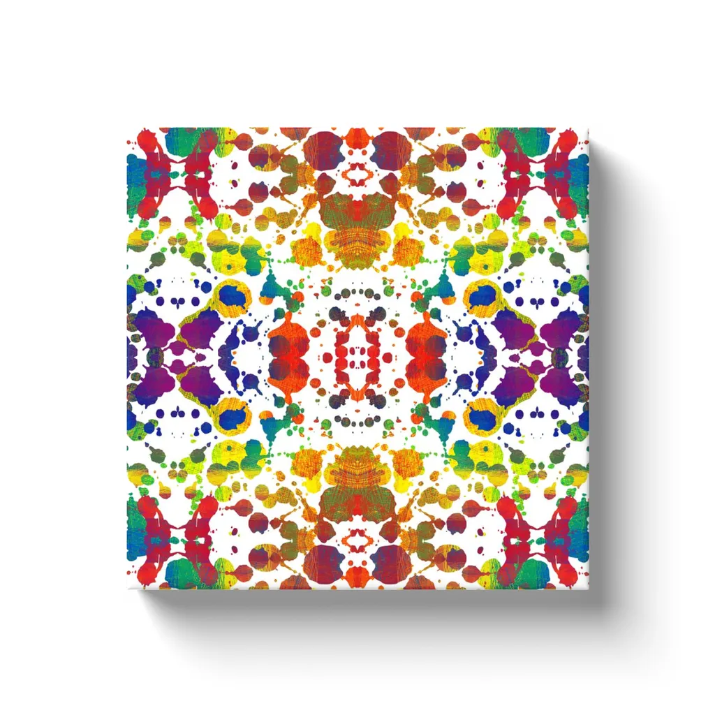 Rainbow Splash Canvas Reproduction