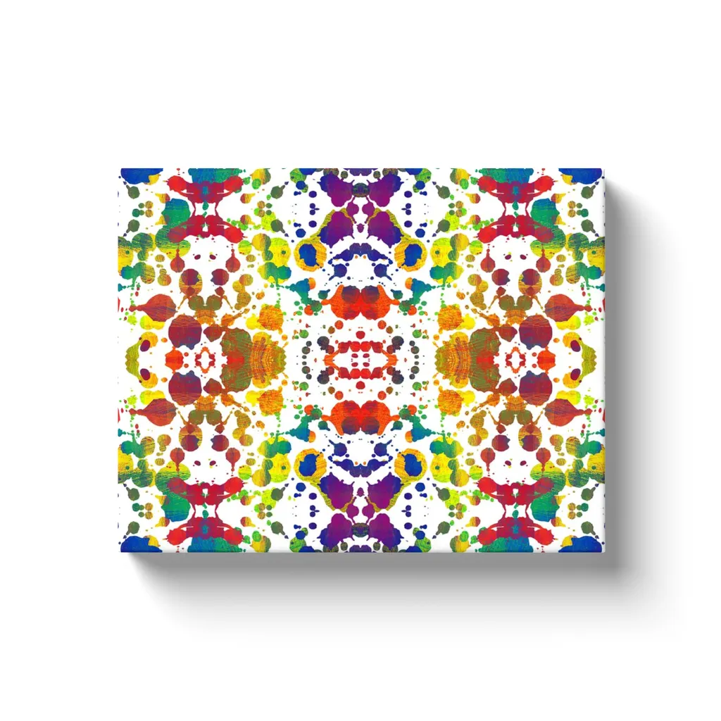 Rainbow Splash Canvas Reproduction