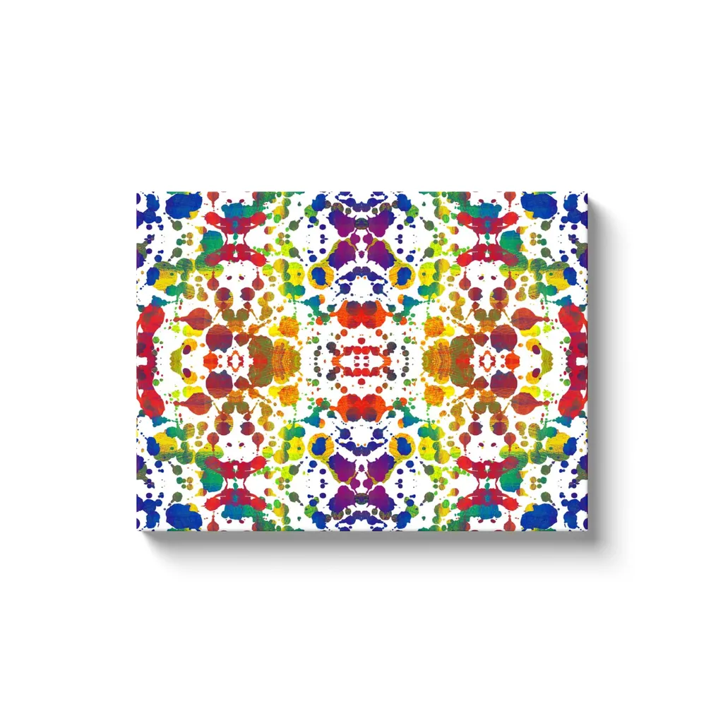 Rainbow Splash Canvas Reproduction