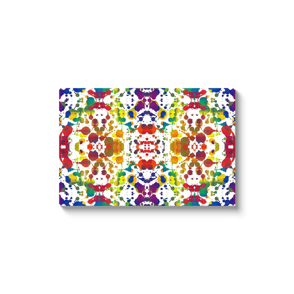 Rainbow Splash Canvas Reproduction