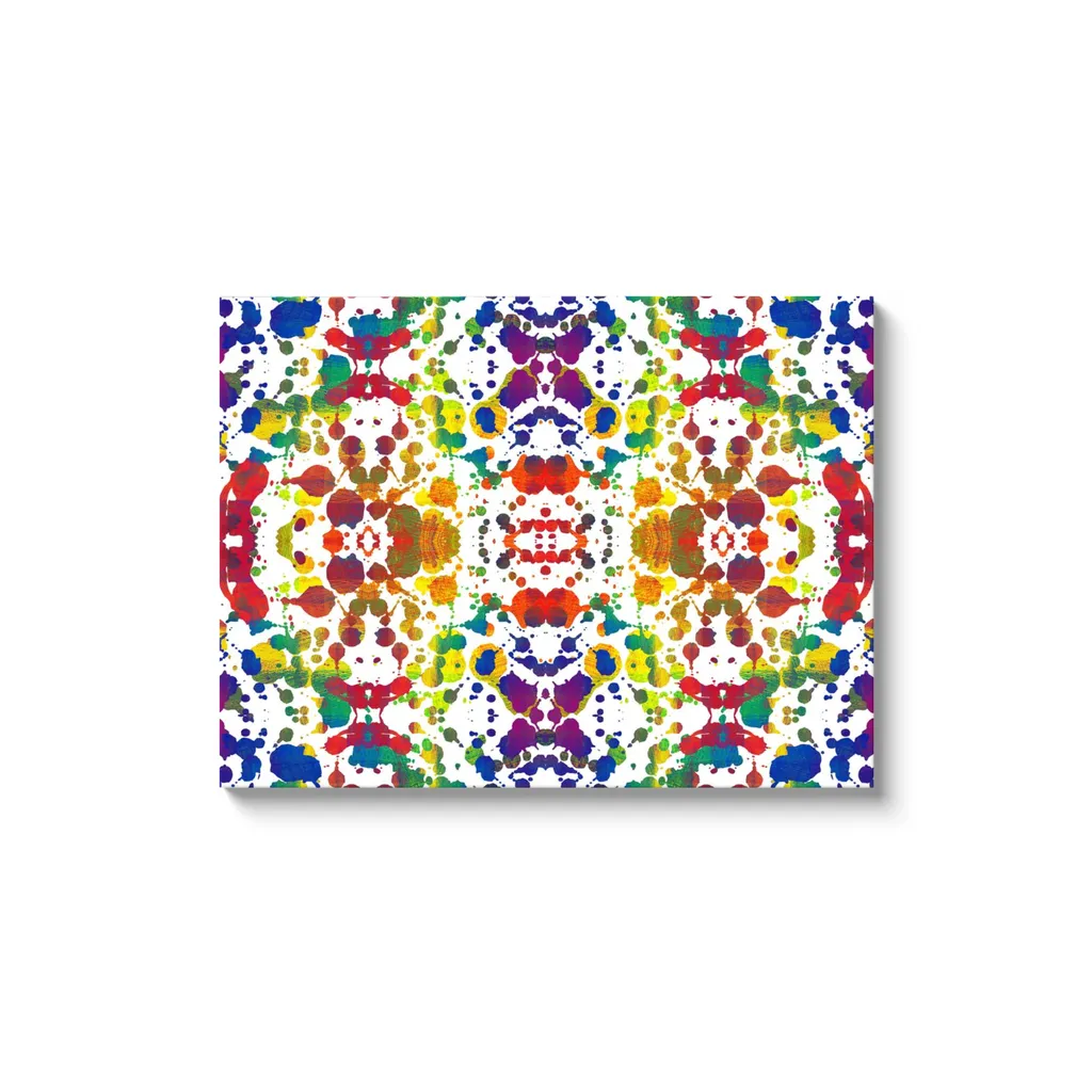 Rainbow Splash Canvas Reproduction