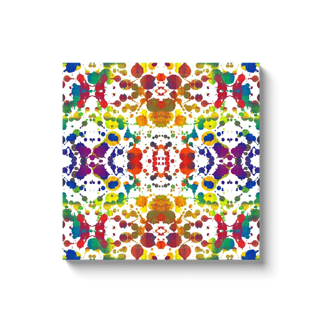 Rainbow Splash Canvas Reproduction