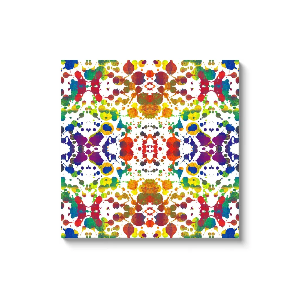 Rainbow Splash Canvas Reproduction