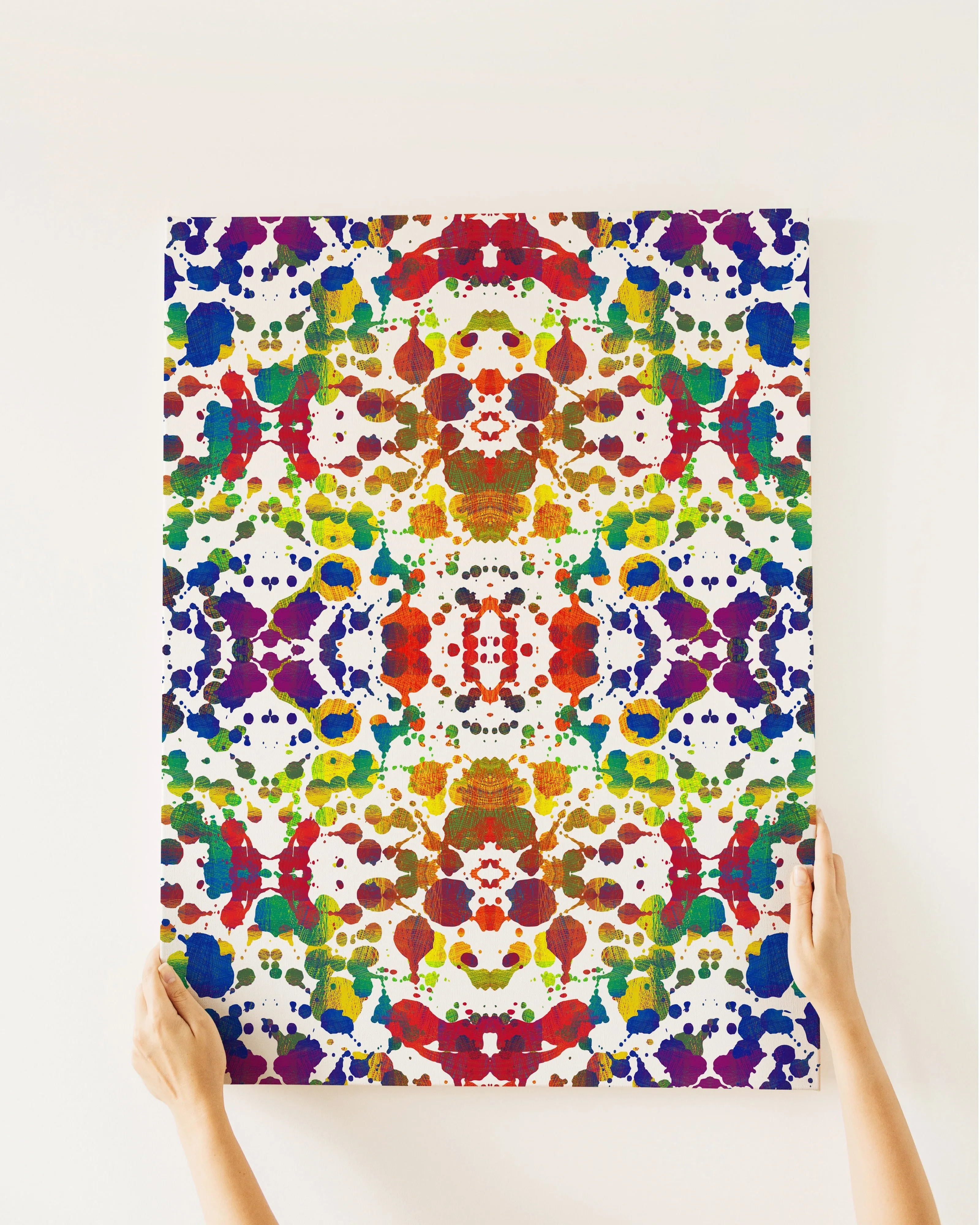 Rainbow Splash Canvas Reproduction