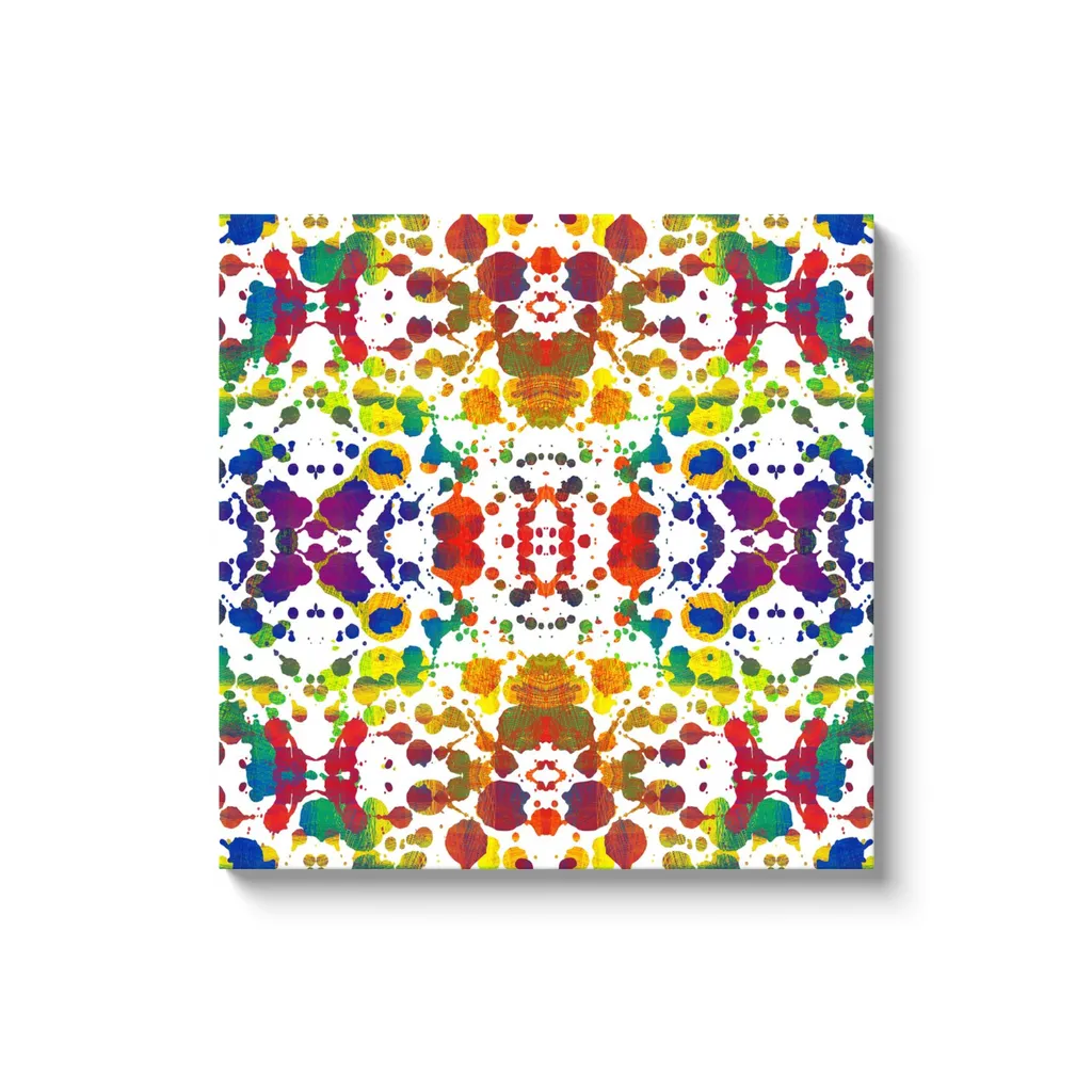 Rainbow Splash Canvas Reproduction