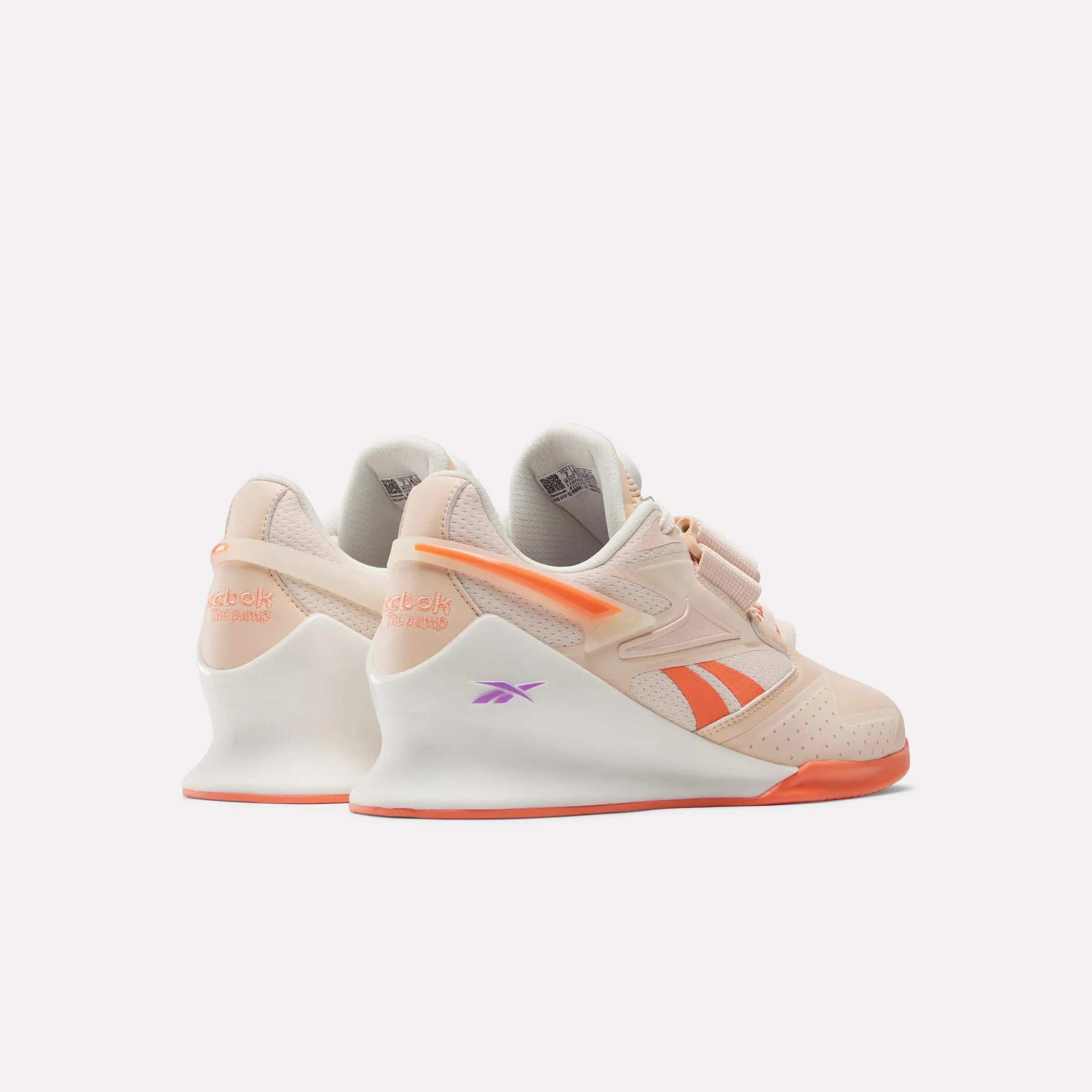 Reebok legacy Lifter III Pump Women's Weightlifting Shoes - Washed Clay/Chalk/Super Coral