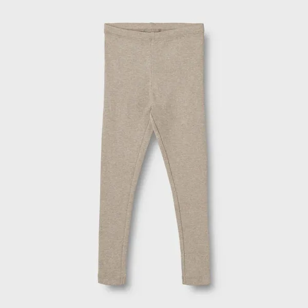 Rib Leggings Maddy-Gravel Melange