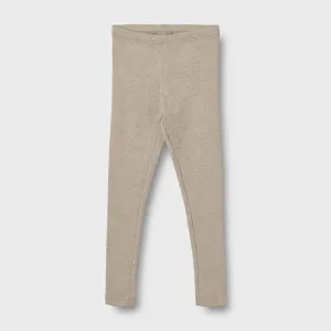Rib Leggings Maddy-Gravel Melange