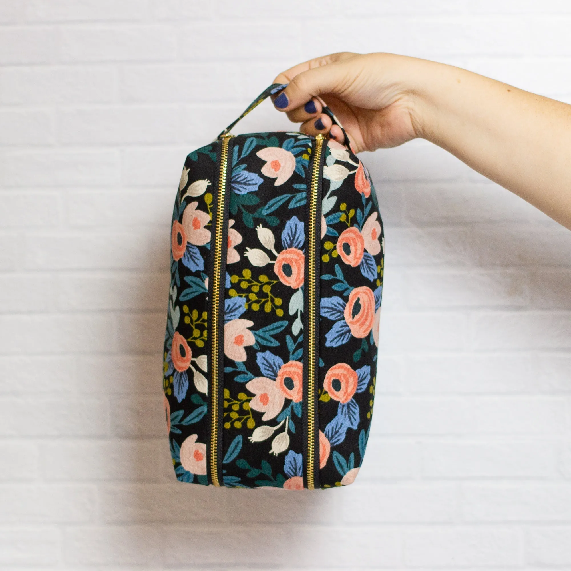 Rifle Paper Co - Garden - Rosa - Canvas - Black
