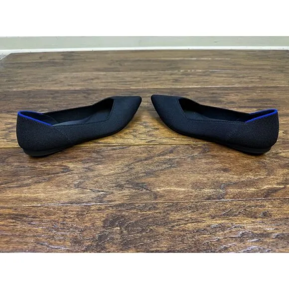 ROTHY'S The Point Black Solid, Sz 7