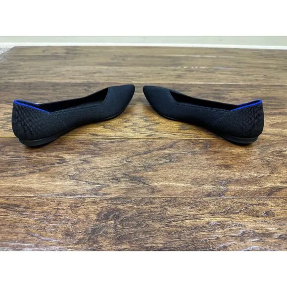 ROTHY'S The Point Black Solid, Sz 7
