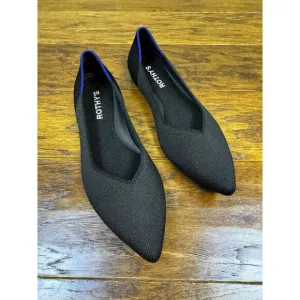 ROTHY'S The Point Black Solid, Sz 7