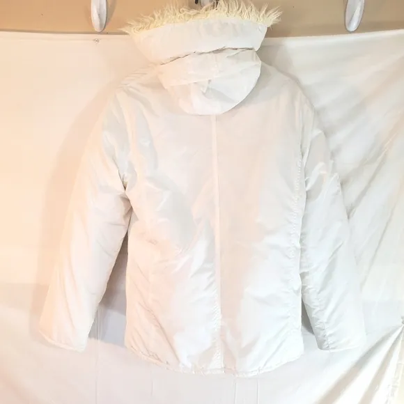 Roxy Women's Size Large White Insulated Snow Snowboard/Ski Jacket