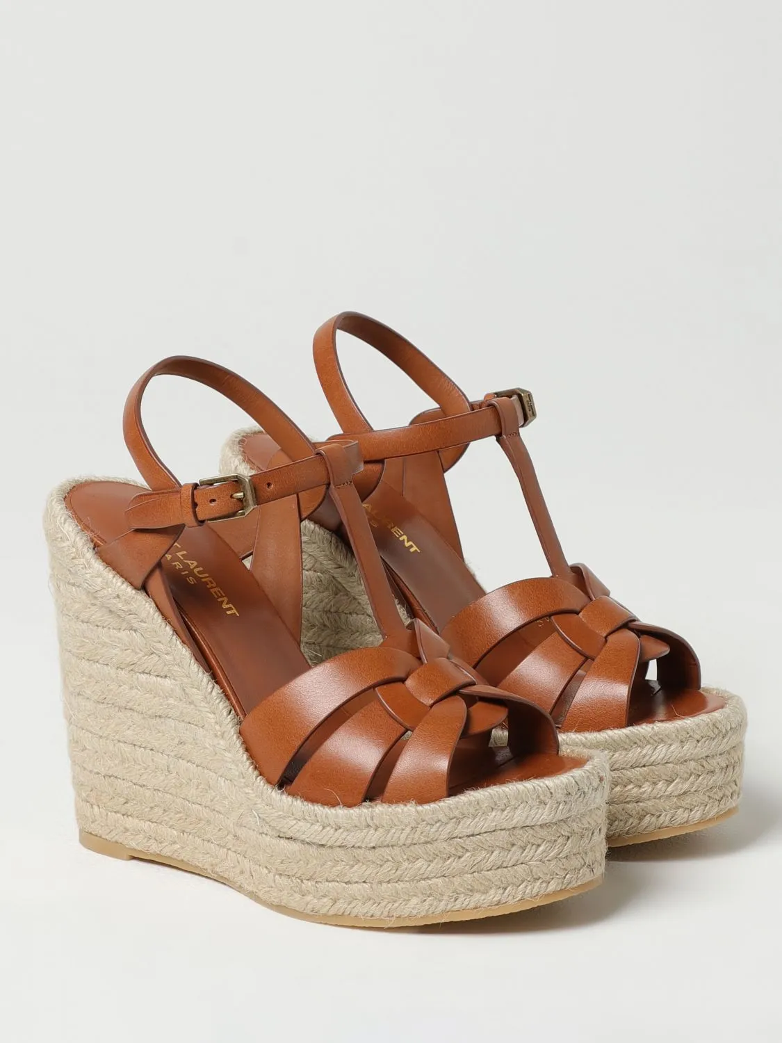 Saint Laurent Wedge Shoes Woman Leather