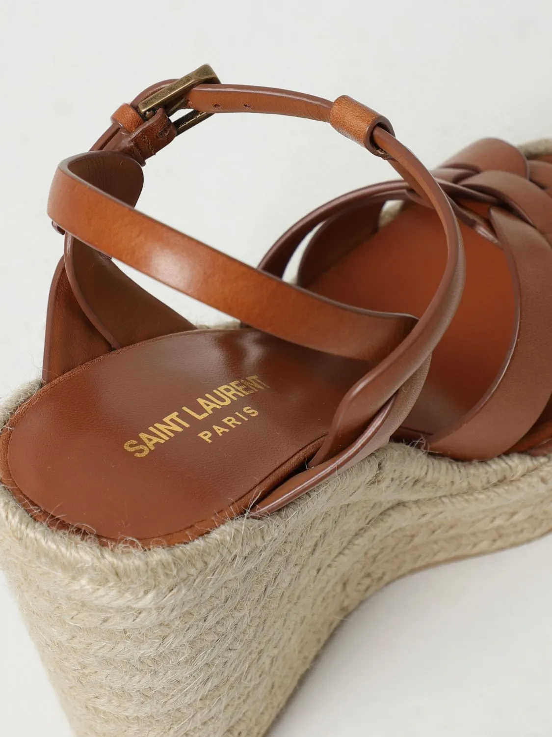 Saint Laurent Wedge Shoes Woman Leather