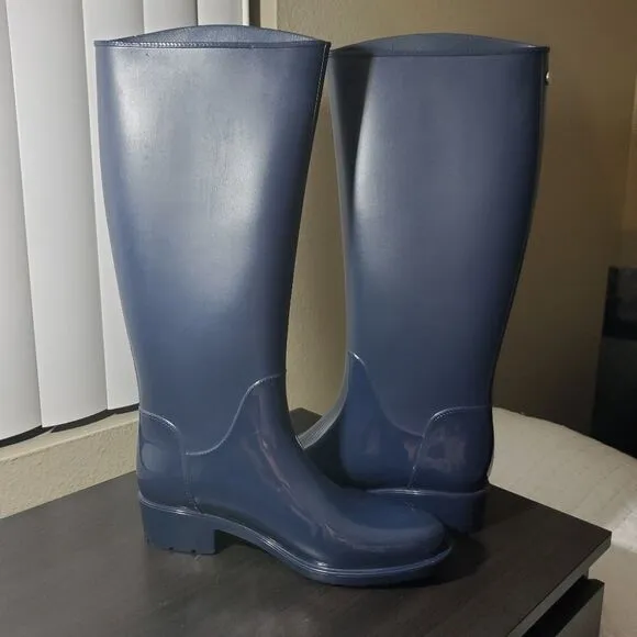 Sam Edelman Sydney Rain Boot Navy Blue Size 8