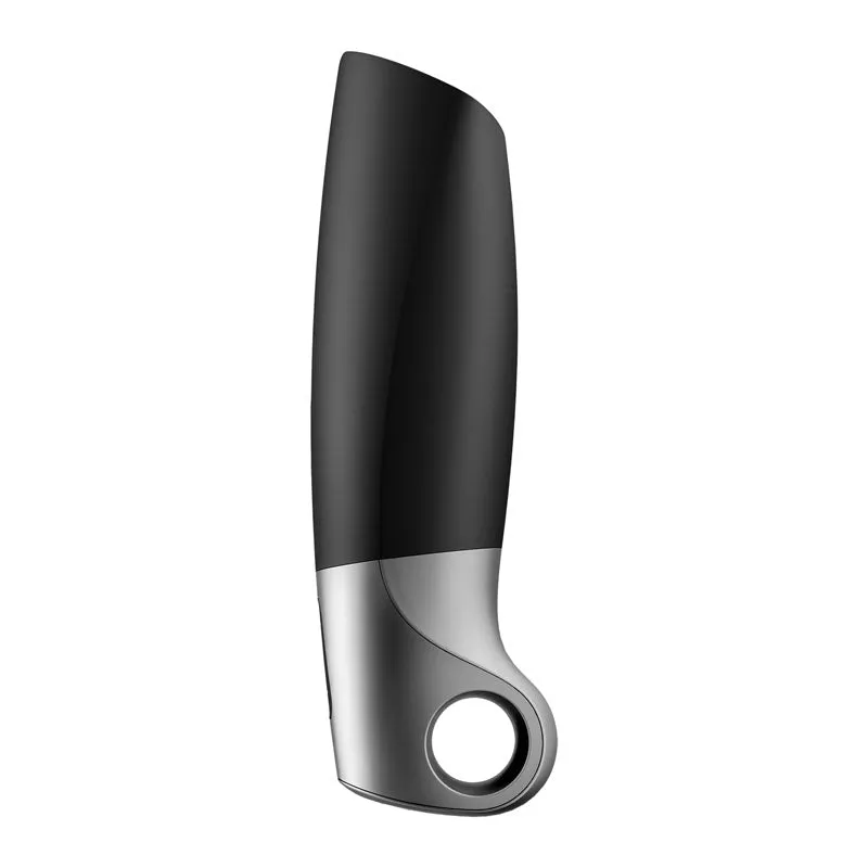 Satisfyer Power Vibrating Masturbator with App Control - Black
